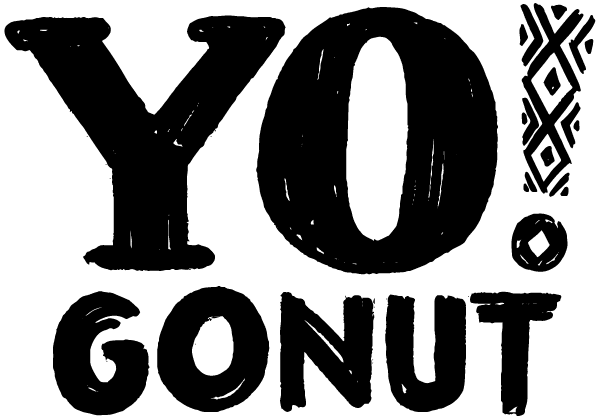 Logo Yogonut zwart